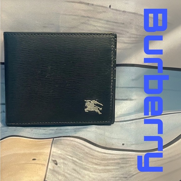 Burberry Men’s Wallet Billfold w 8 slots 🔥EUC🔥 Authenticated 💰 - Picture 1 of 8